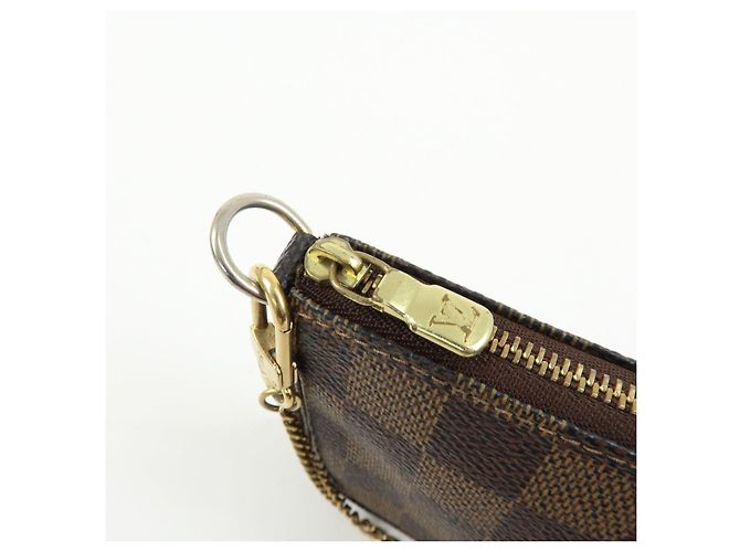 Louis Vuitton Damier Mini Pochette Accessoires Pouch Ebene N58009 - vista 17