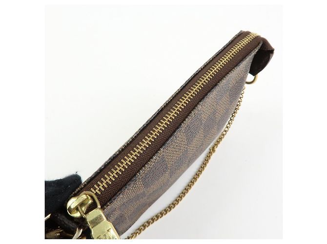 Louis Vuitton Damier Mini Pochette Accessoires Pouch Ebene N58009 - vista 18