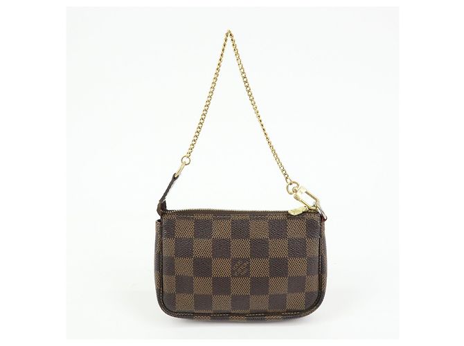 Louis Vuitton Damier Mini Pochette Accessoires Pouch Ebene N58009 - vista 2