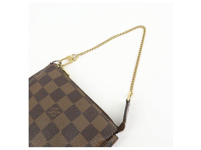 Louis Vuitton Damier Mini Pochette Accessoires Pouch Ebene N58009 - vista 6