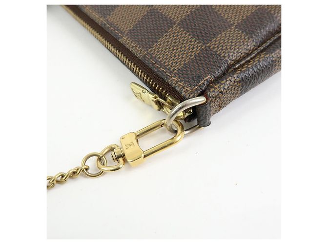 Louis Vuitton Damier Mini Pochette Accessoires Pouch Ebene N58009 - vista 7