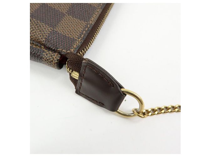 Louis Vuitton Damier Mini Pochette Accessoires Pouch Ebene N58009 - vista 9