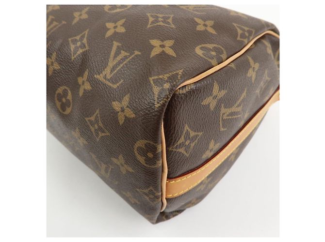 Louis Vuitton Monogram Speedy Bandouliere 25 Brown M41113 - vista 14