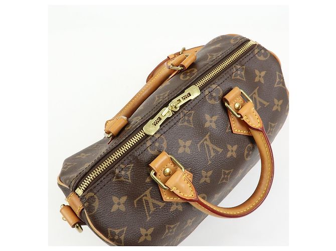 Louis Vuitton Monogram Speedy Bandouliere 25 Brown M41113 - vista 19