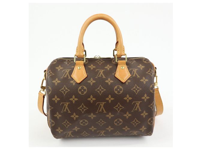 Louis Vuitton Monogram Speedy Bandouliere 25 Brown M41113 - vista 2