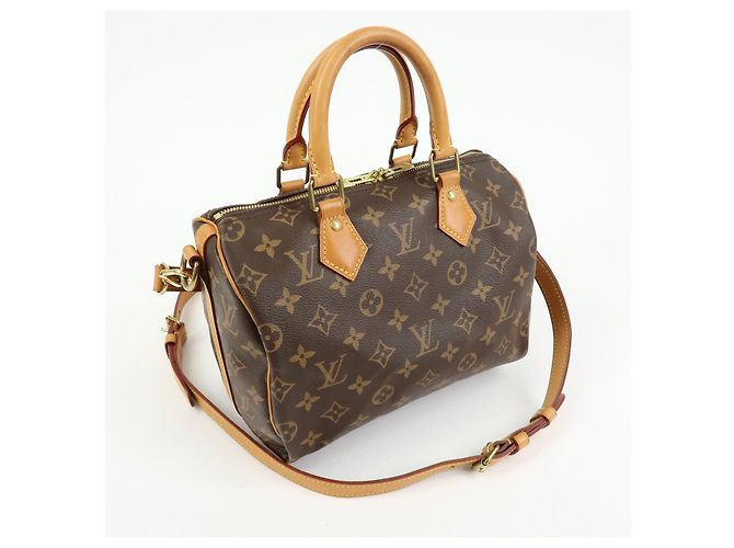 Louis Vuitton Monogram Speedy Bandouliere 25 Brown M41113 - vista 4