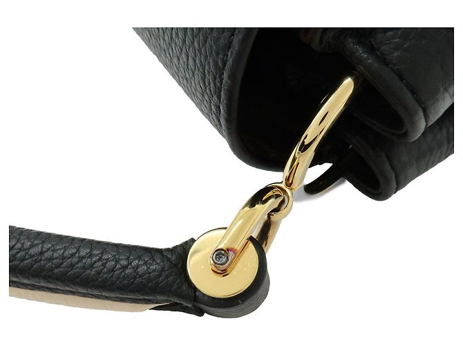 Louis Vuitton Monogram Double V 2Way Bag Borsa a Tracolla Noir Black M54439 - vista 6