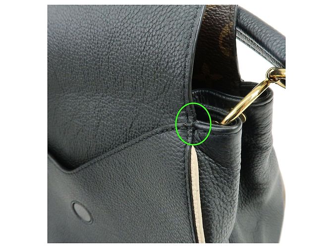 Louis Vuitton Monogram Double V 2Way Bag Borsa a Tracolla Noir Black M54439 - vista 9