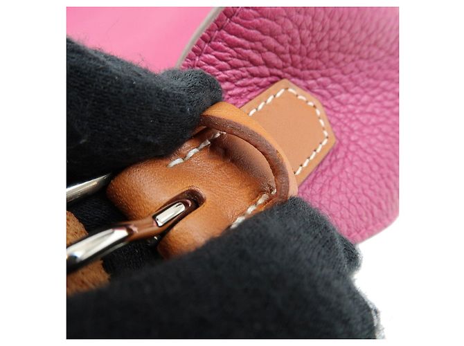 Hermès Borsa a tracolla HERMES Taurillon Clemence Marwari PM Stamp □O Tosca - vista 12