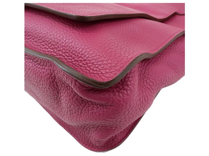 Hermès Borsa a tracolla HERMES Taurillon Clemence Marwari PM Stamp □O Tosca - vista 6