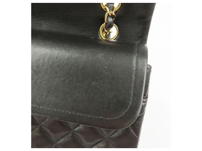 CHANEL Matelasse 25 Lamb Skin Double Flap Chain Shoulder Bag A011112 - vista 18