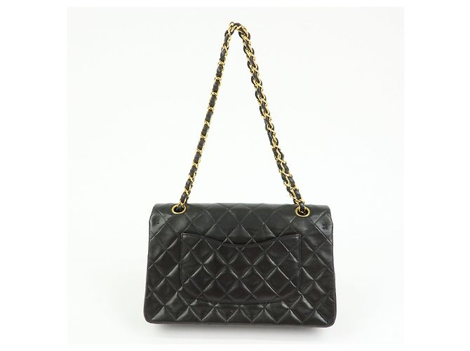 CHANEL Matelasse 25 Lamb Skin Double Flap Chain Shoulder Bag A011112 - vista 2