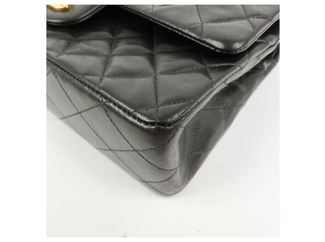 CHANEL Matelasse 25 Lamb Skin Double Flap Chain Shoulder Bag A011112 - vista 8