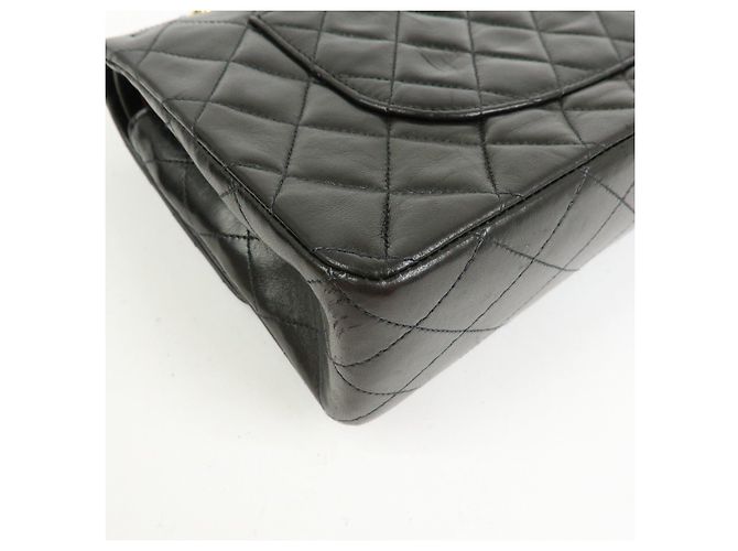 CHANEL Matelasse 25 Lamb Skin Double Flap Chain Shoulder Bag A011112 - vista 9