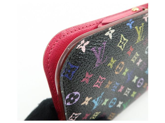 Louis Vuitton Multicolor Portefeuille Insolite Long Wallet Noir M93754 - vista 11