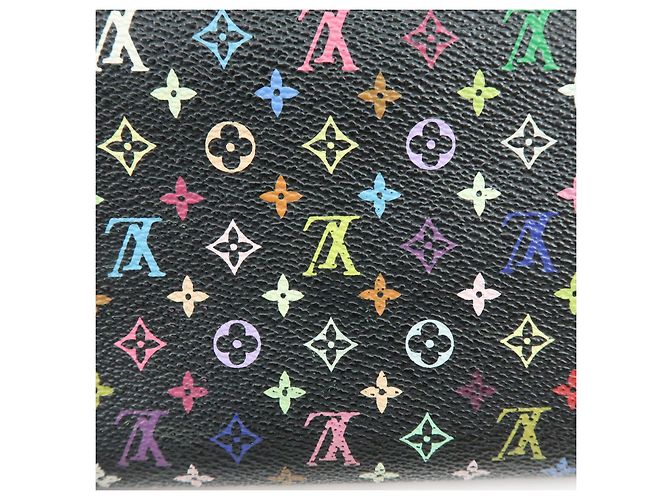 Louis Vuitton Multicolor Portefeuille Insolite Long Wallet Noir M93754 - vista 13