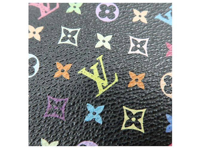 Louis Vuitton Multicolor Portefeuille Insolite Long Wallet Noir M93754 - vista 14