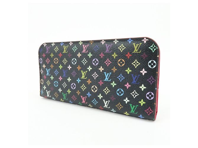 Louis Vuitton Multicolor Portefeuille Insolite Long Wallet Noir M93754 - vista 3