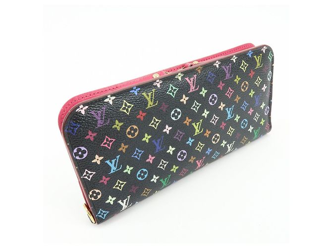Louis Vuitton Multicolor Portefeuille Insolite Long Wallet Noir M93754 - vista 4