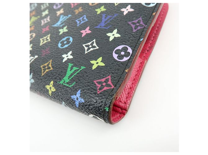 Louis Vuitton Multicolor Portefeuille Insolite Long Wallet Noir M93754 - vista 6