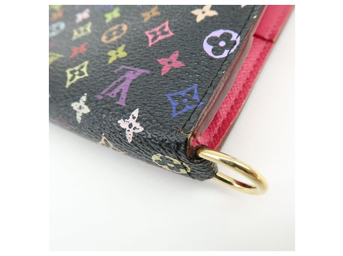 Louis Vuitton Multicolor Portefeuille Insolite Long Wallet Noir M93754 - vista 8