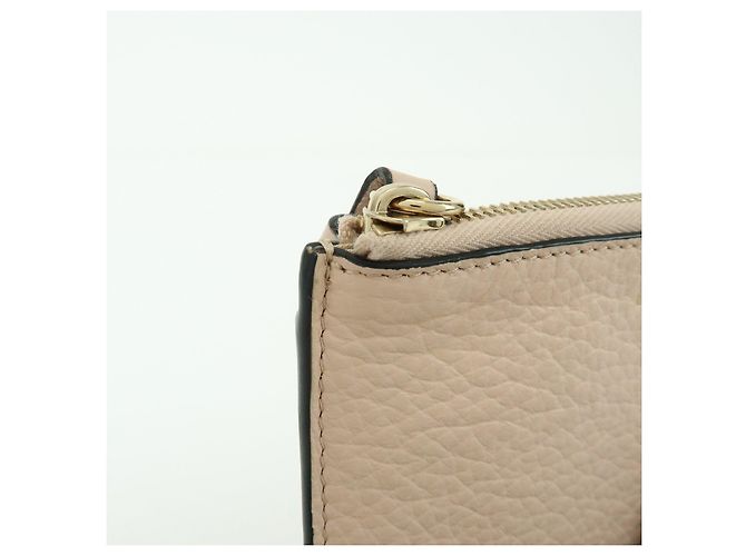 Chloé Monedero Chloe Alphabet Leather Fragment Case Pink Beige - vista 10