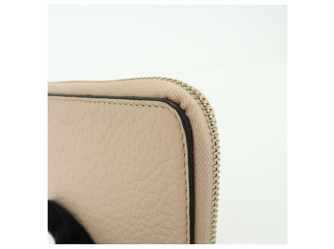 Chloé Monedero Chloe Alphabet Leather Fragment Case Pink Beige - vista 11