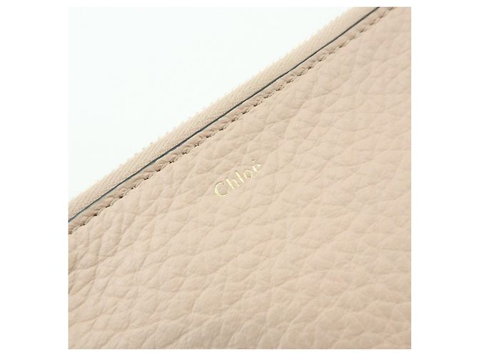 Chloé Monedero Chloe Alphabet Leather Fragment Case Pink Beige - vista 20