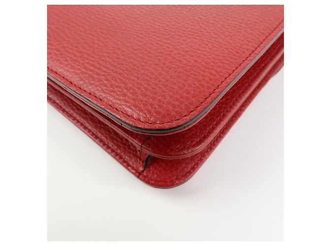 Borsa a tracolla in pelle Gucci Interlocking G con catena 510303 - vista 10