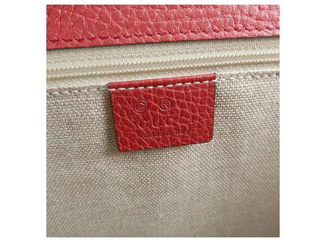 Borsa a tracolla in pelle Gucci Interlocking G con catena 510303 - vista 20