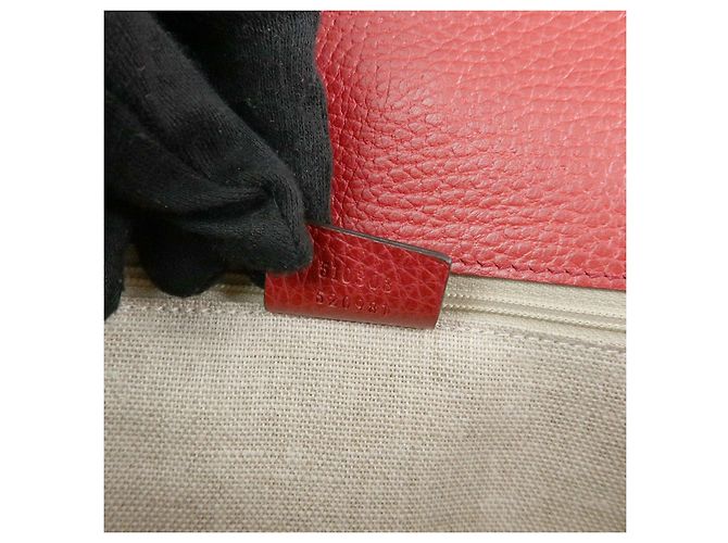 Borsa a tracolla in pelle Gucci Interlocking G con catena 510303 - vista 21
