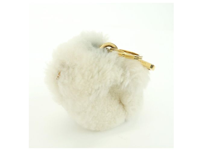LOEWE Monedero de piel y lana Rabbit White - vista 11