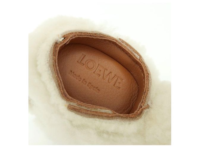 LOEWE Monedero de piel y lana Rabbit White - vista 21