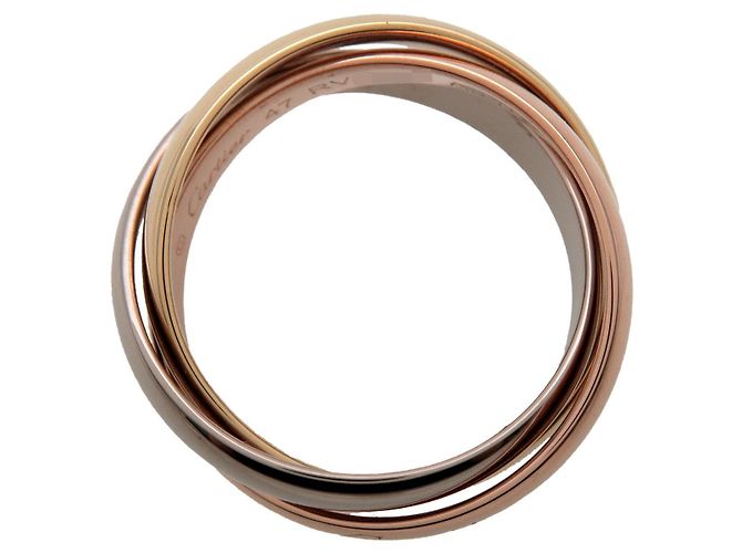 Cartier Trinity Ring MM K18 750YG/WG/PG #47 US4 EU47 HK8.5 - Ansicht 4