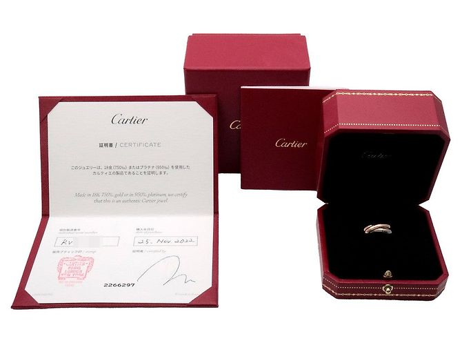 Cartier Trinity Ring MM K18 750YG/WG/PG #47 US4 EU47 HK8.5 - Ansicht 8