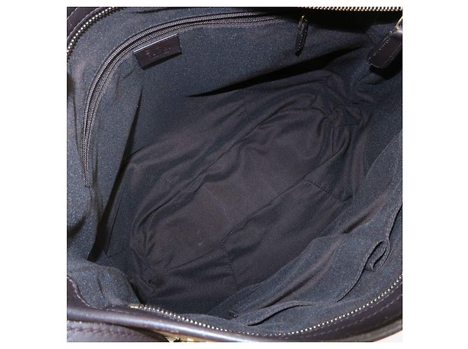 Borsa a spalla e a tracolla GUCCI in tela e pelle Beige Brown 388930 - vista 20