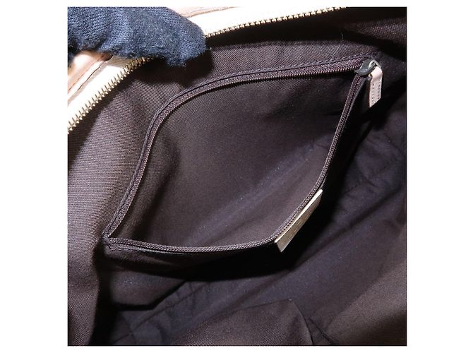 Borsa a tracolla e borsa a mano GUCCI Abbey Canvas Leather Rosa Beige 130738 - vista 22