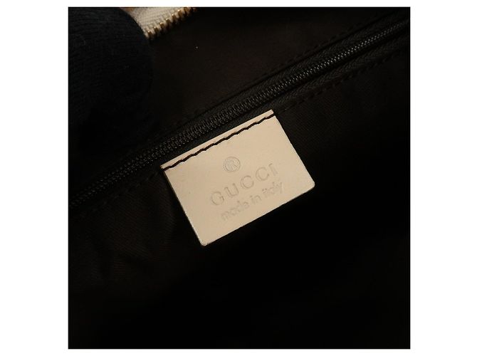 Borsa a tracolla e borsa a mano GUCCI Abbey Canvas Leather Rosa Beige 130738 - vista 23