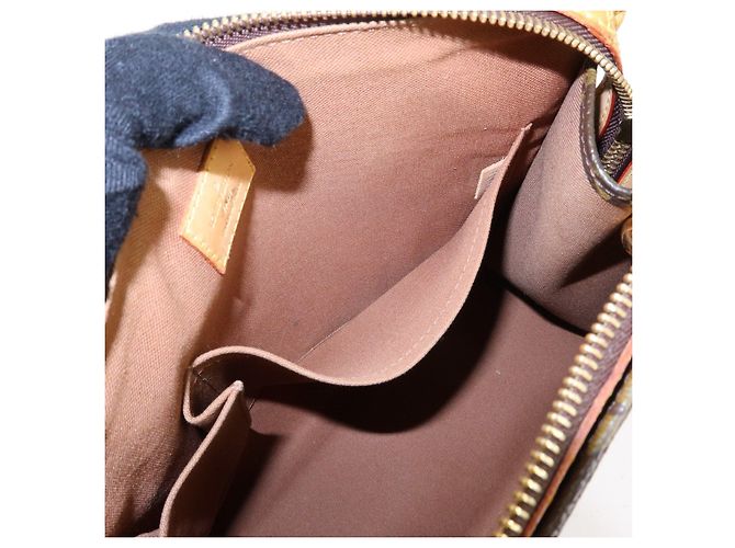 Borsa a tracolla Louis Vuitton Monogram Popincourt Haut Brown M40007 - vista 21