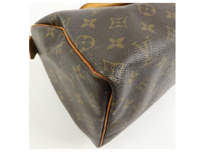 Louis Vuitton Monogram Speedy 25 Boston Bag Hand Bag Brown M41528 - vista 11