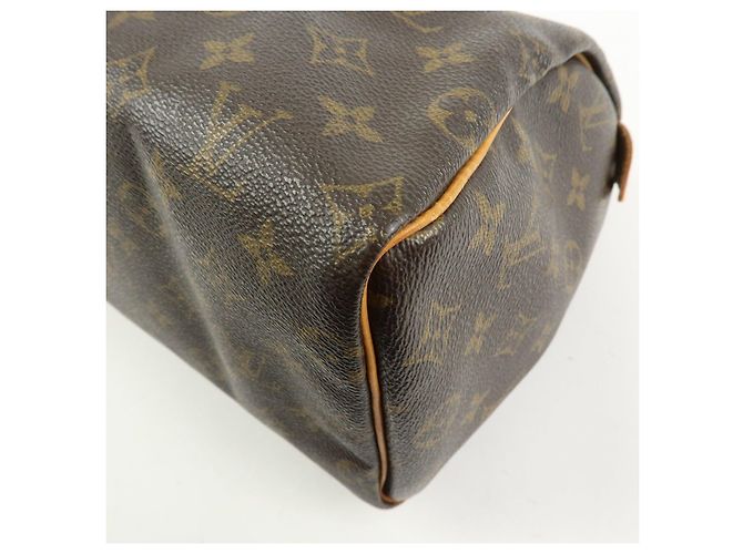 Louis Vuitton Monogram Speedy 25 Boston Bag Hand Bag Brown M41528 - vista 12