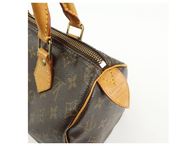 Louis Vuitton Monogram Speedy 25 Boston Bag Hand Bag Brown M41528 - vista 15