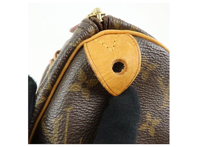 Louis Vuitton Monogram Speedy 25 Boston Bag Hand Bag Brown M41528 - vista 17