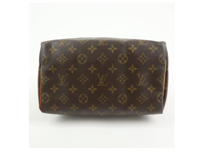 Louis Vuitton Monogram Speedy 25 Boston Bag Hand Bag Brown M41528 - vista 5