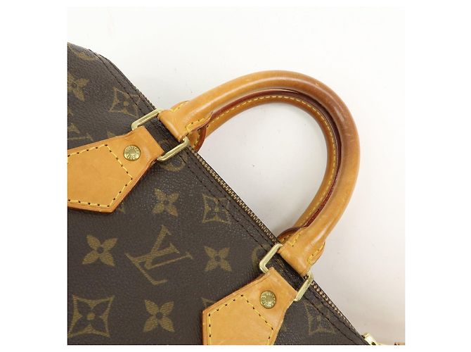 Louis Vuitton Monogram Speedy 25 Boston Bag Hand Bag Brown M41528 - vista 6