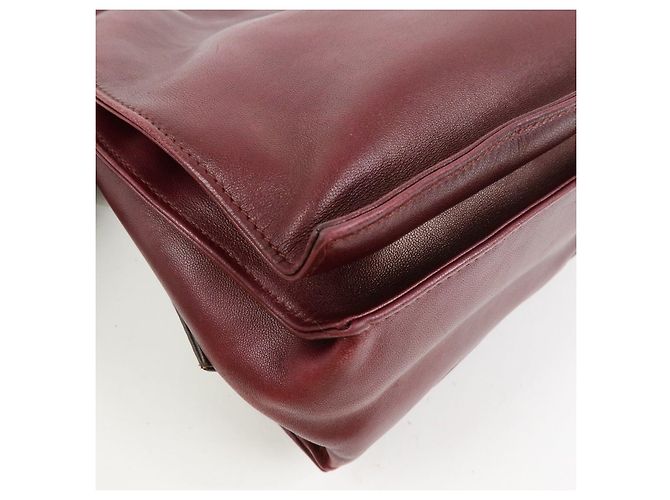 Borsa a tracolla e a spalla LOEWE Anagram in pelle nappa viola - vista 10