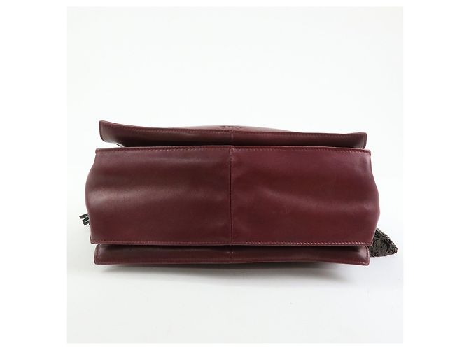 Borsa a tracolla e a spalla LOEWE Anagram in pelle nappa viola - vista 5