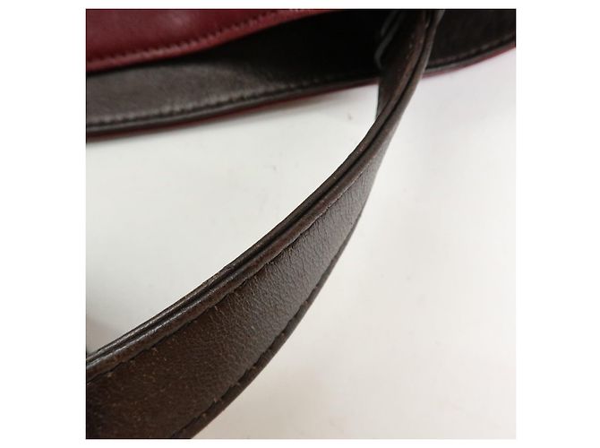 Borsa a tracolla e a spalla LOEWE Anagram in pelle nappa viola - vista 8