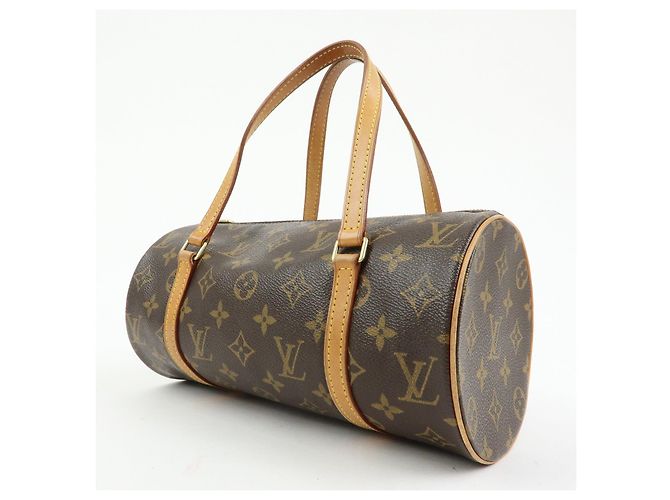 Borsa Louis Vuitton Monogram Papillon 26 Brown M51386 - vista 3