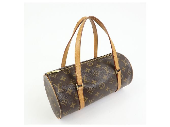 Borsa Louis Vuitton Monogram Papillon 26 Brown M51386 - vista 4